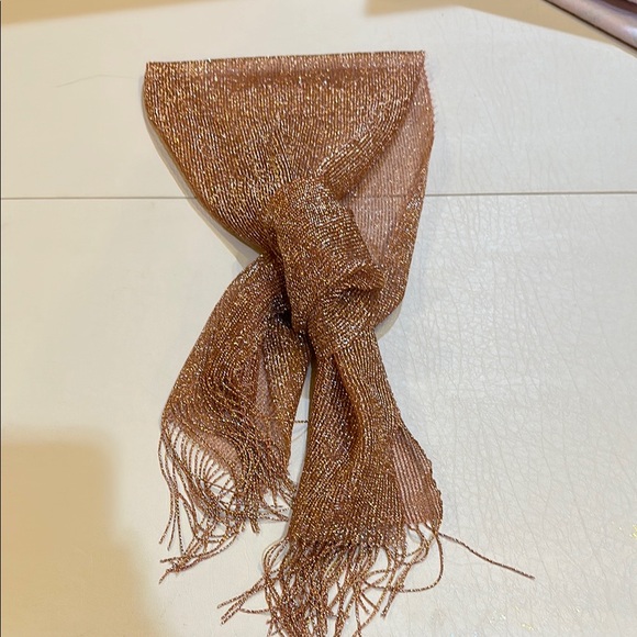 Elegant Brown Scarf - Picture 3 of 4